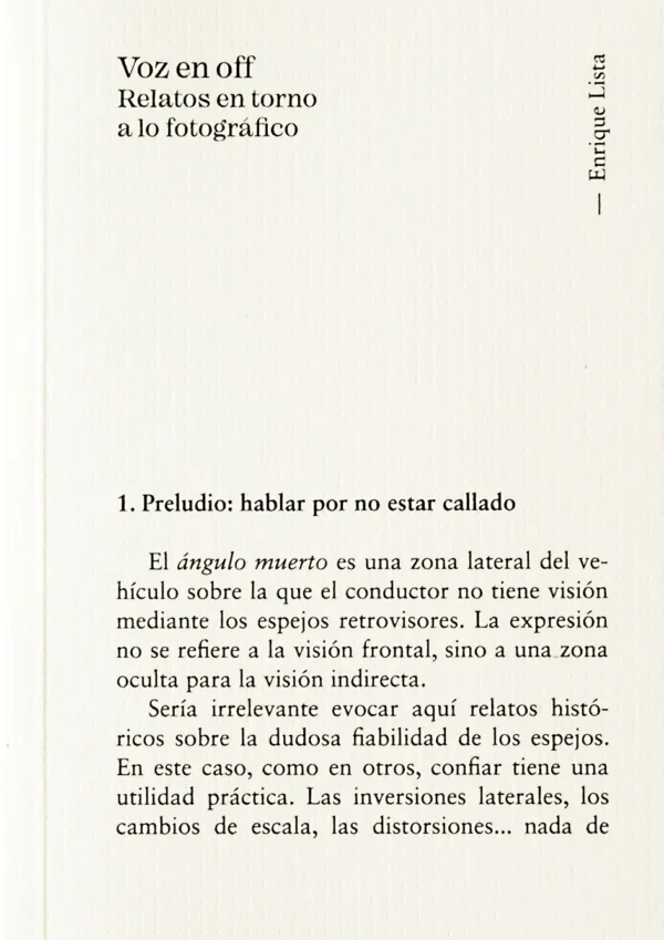 Voz en off. Relatos en torno a lo fotográfico